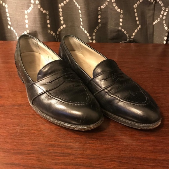 Alden Black Loafers Size 10, model #681Men's - Picture 1 of 4